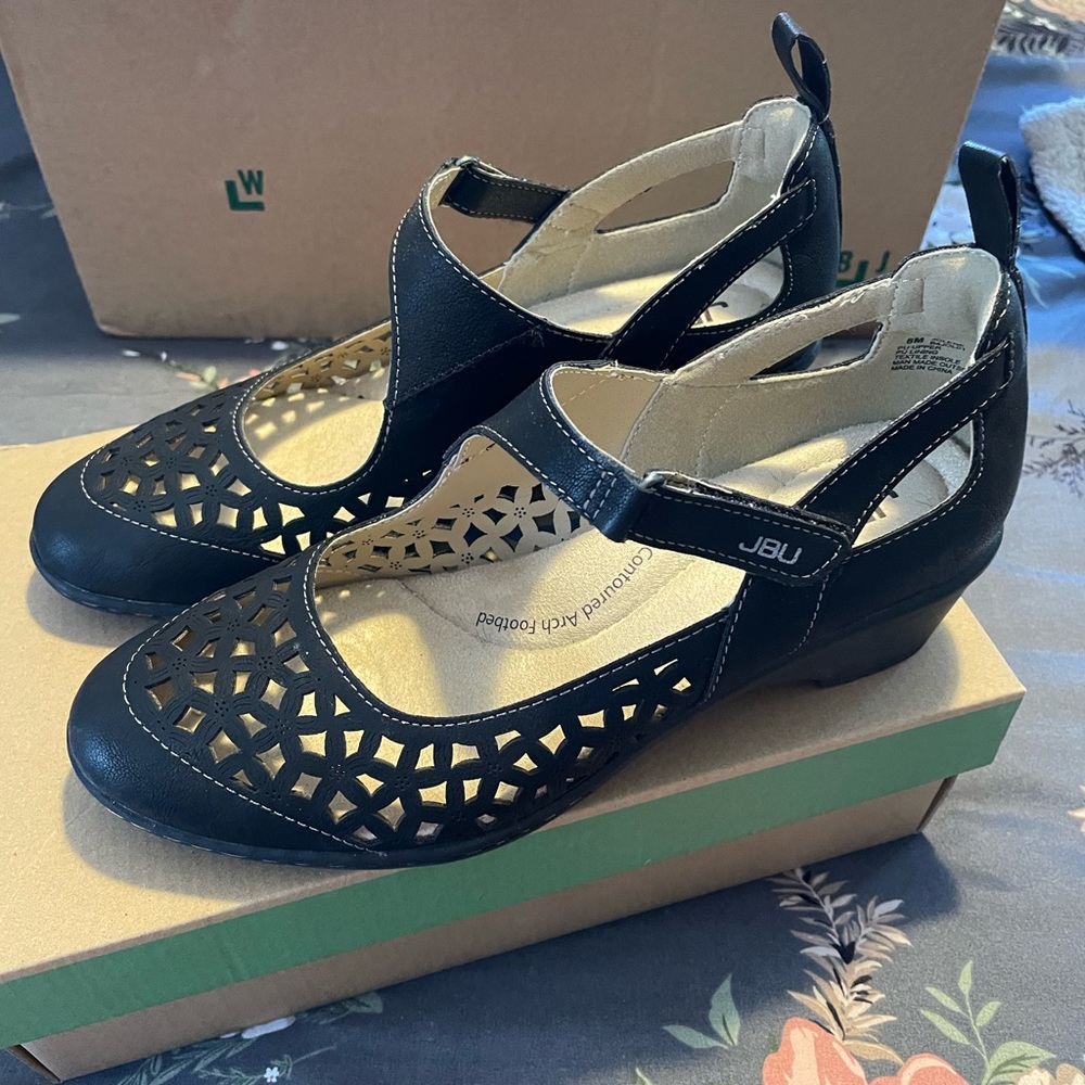 JBU Women's Black Jolene Pumps Sz 8